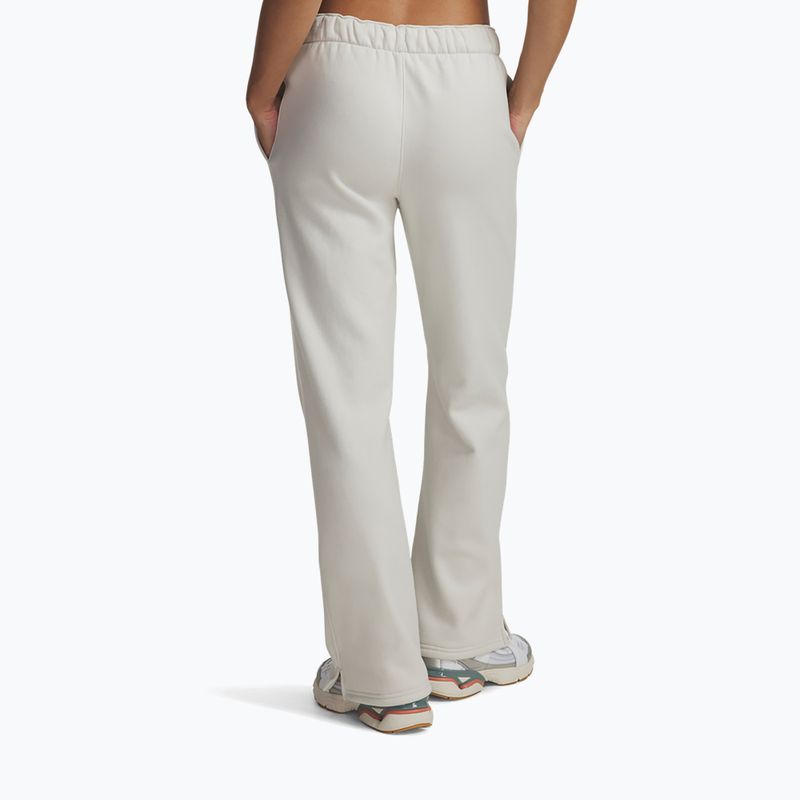 Women's training trousers Under Armour Icon Vida Fleece summit white/summit white 3