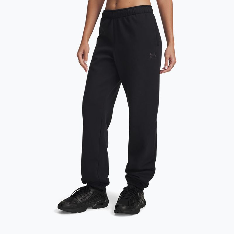 Women's training trousers Under Armour Icon Vida Fleece Jogger black/black