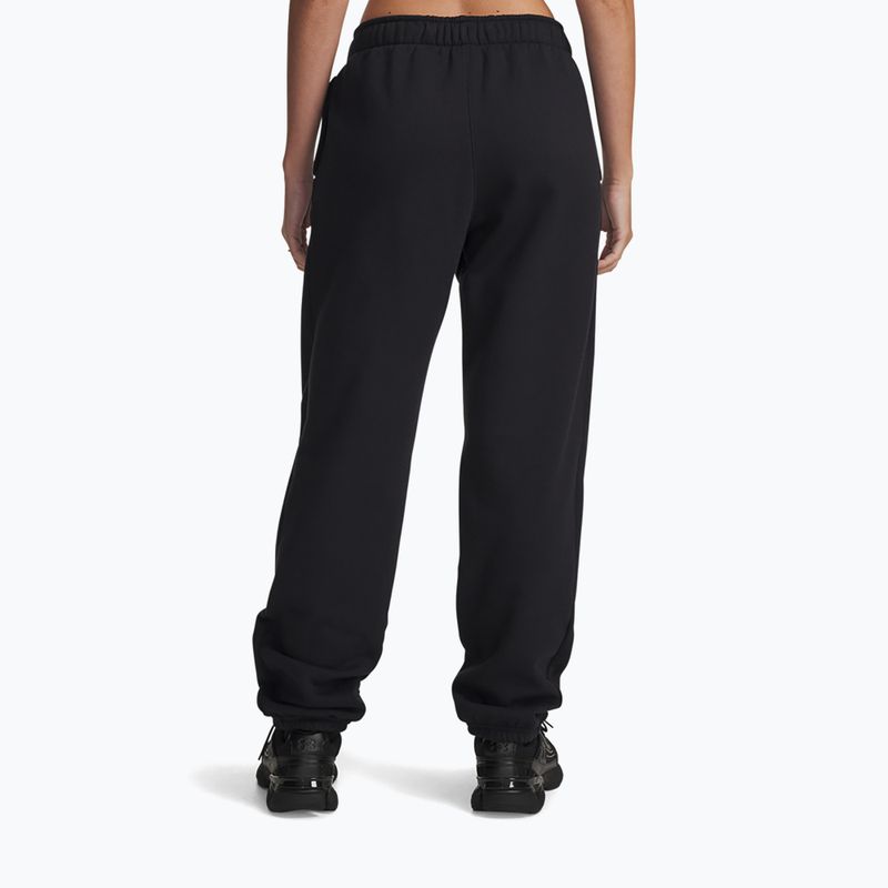 Women's training trousers Under Armour Icon Vida Fleece Jogger black/black 3