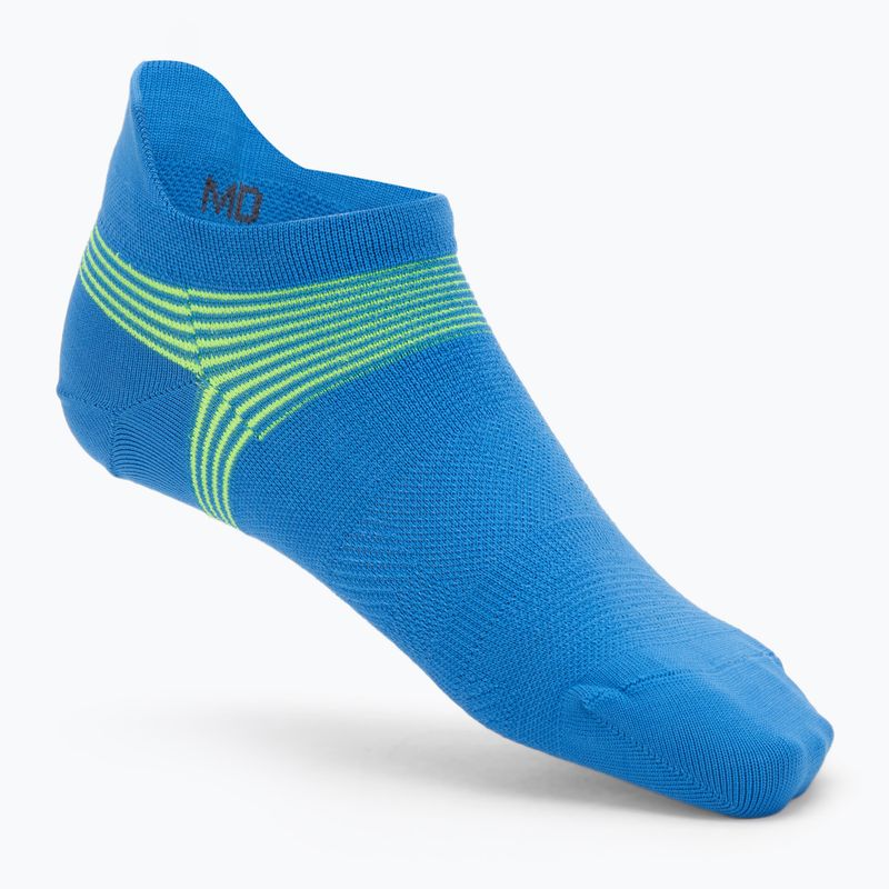 Men's Socks Under Armour Dry Run Lite No Show 3 pairs blue atlantis/black/reflective 2