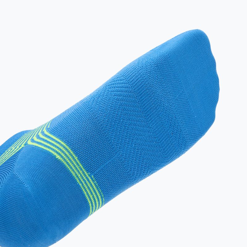 Men's Socks Under Armour Dry Run Lite No Show 3 pairs blue atlantis/black/reflective 7