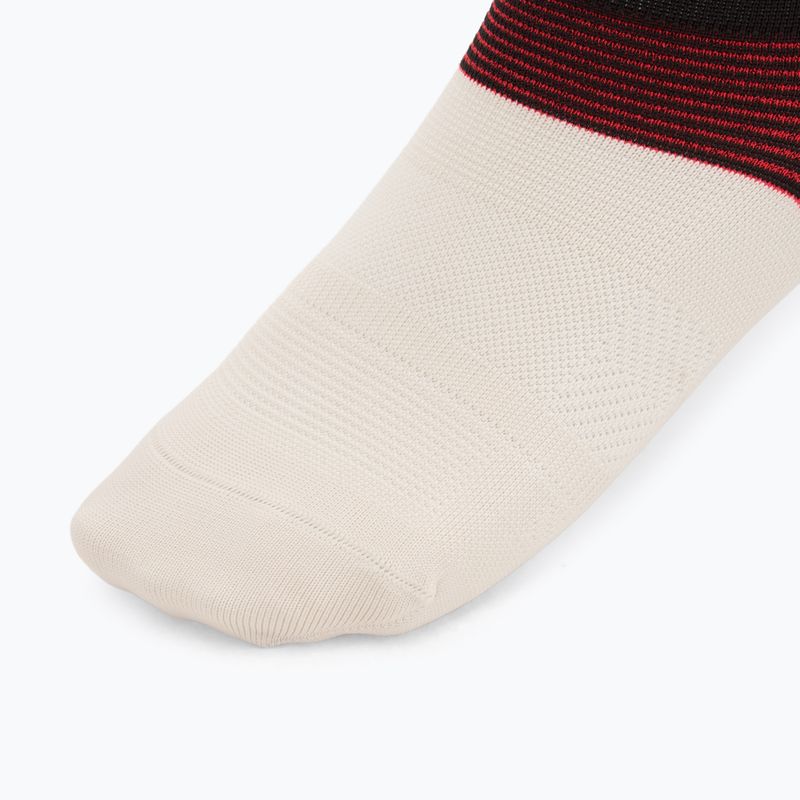 Men's Under Armour Dry Run Lite No Show Socks 3 pairs stone/racer red/reflective 6