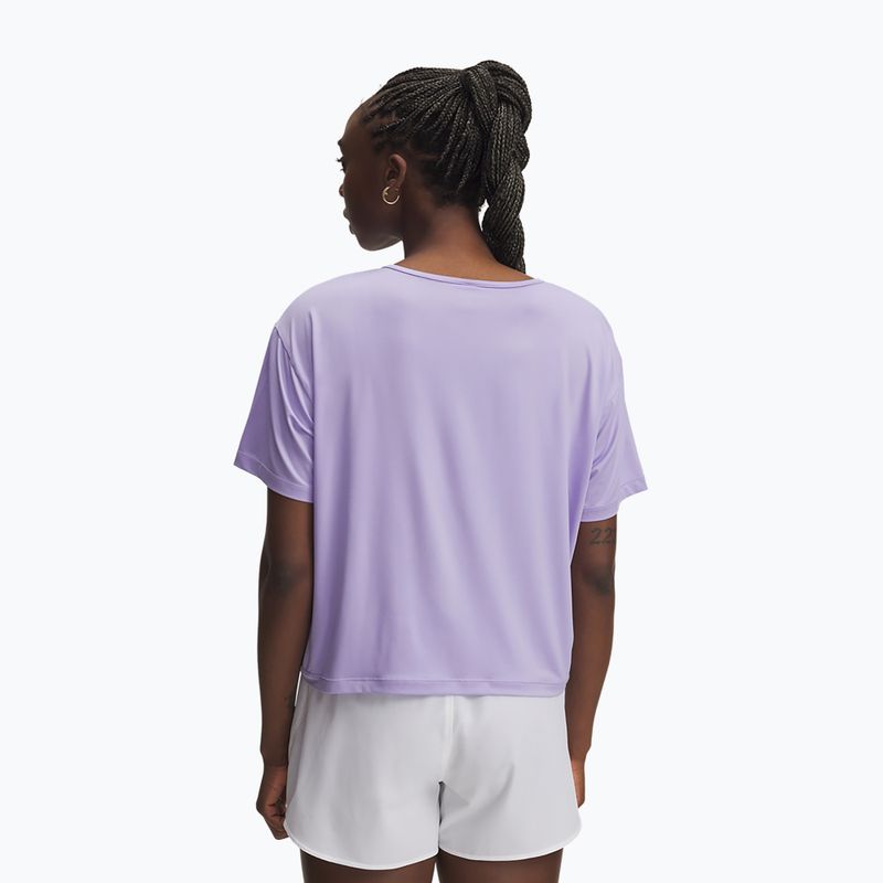 Women's training T-shirt Under Armour Motion transparent/white 2