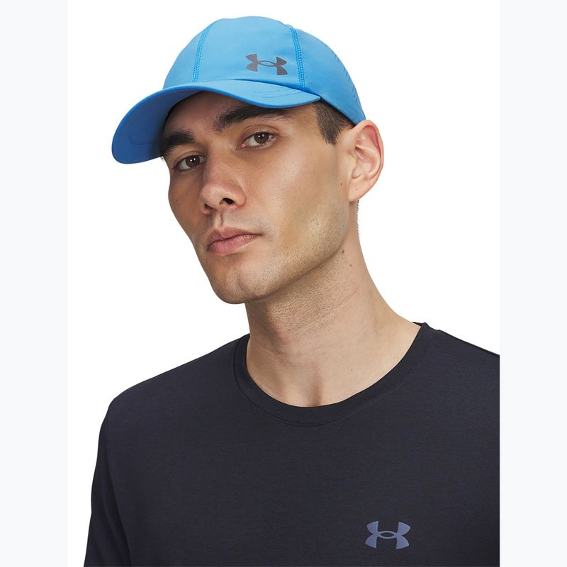 Men's baseball cap Under Armour Launch blue/atlantis/blue atlantis/reflective
