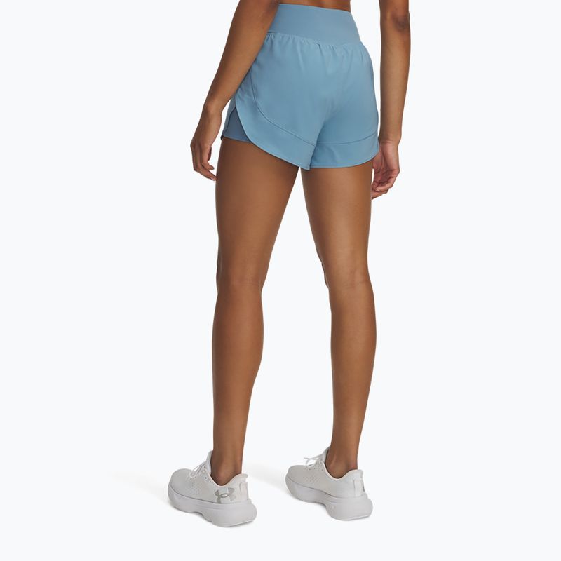 Women's shorts Under Armour Flex Woven 2in1 blue smoke/blue smoke 3