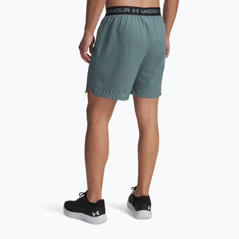 Men's training shorts Under Armour UA Vanish Woven 6in jasper blue/black 3