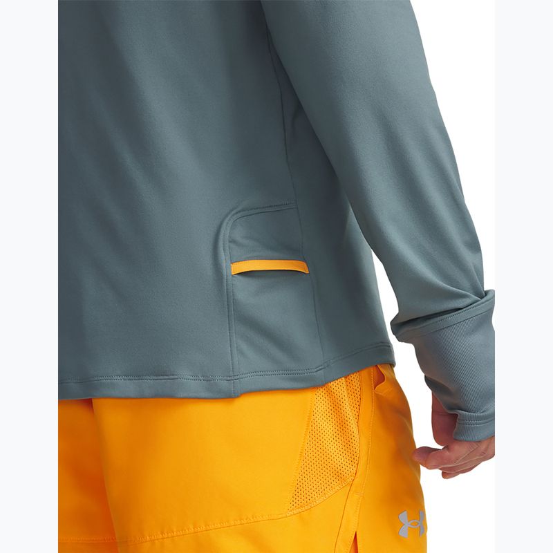 Men's running long-sleeved top Under Armour Launch Pro 1/4 Zip jasper blue/reflective 3
