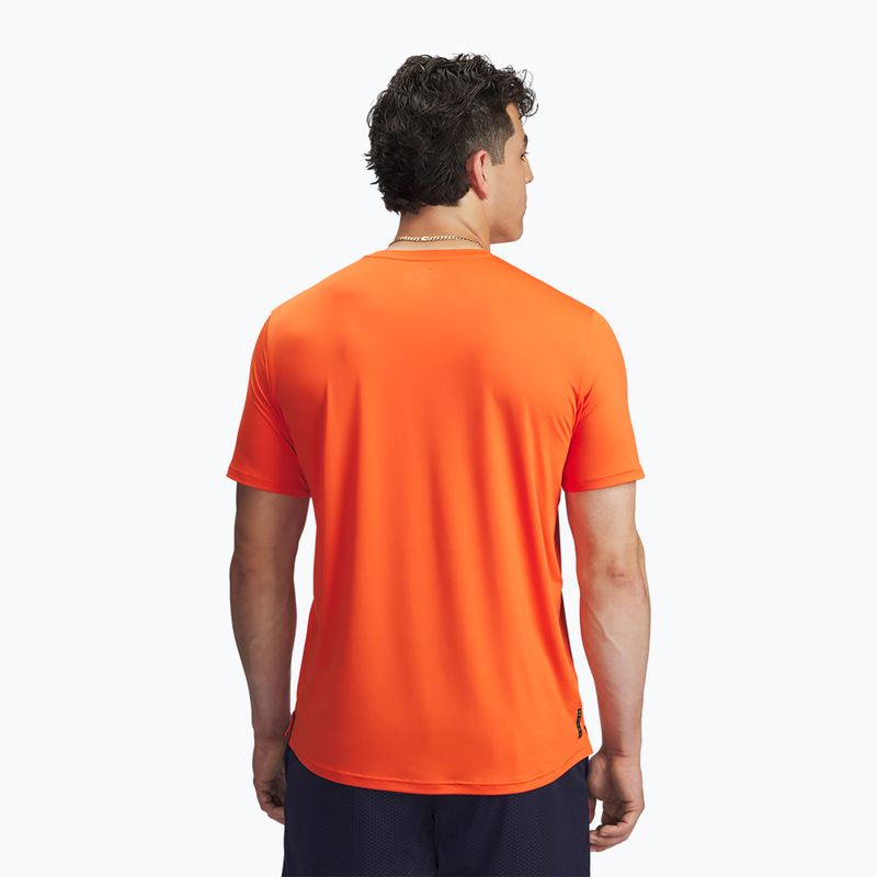 Men's training T-shirt Under Armour Vanish Energy orange base/orange base 3