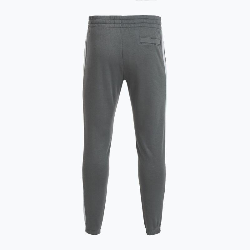 Men's training trousers Under Armour Rival Fleece Colorblock castlerock/mod gray/white 5