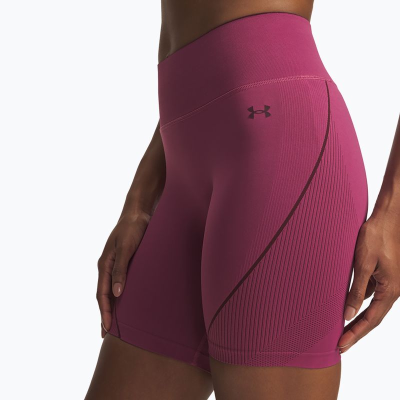 Women's shorts Under Armour Vanish Seamless fuchsia dusk/dark maroon/dark maroon 4