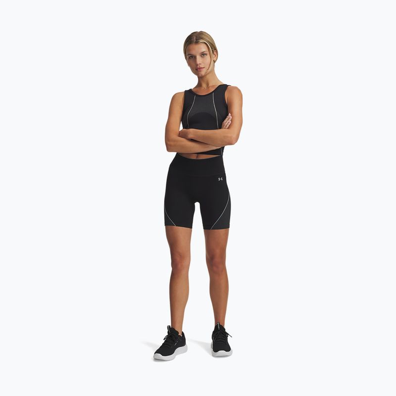 Women's shorts Under Armour Vanish Seamless black/steel/steel 2