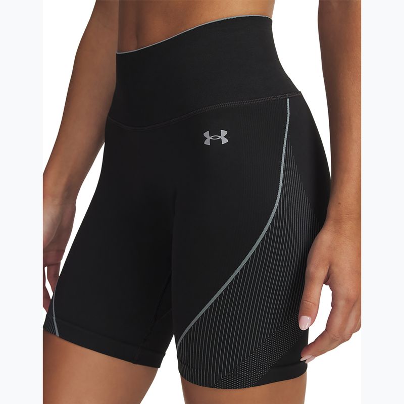 Women's shorts Under Armour Vanish Seamless black/steel/steel 4