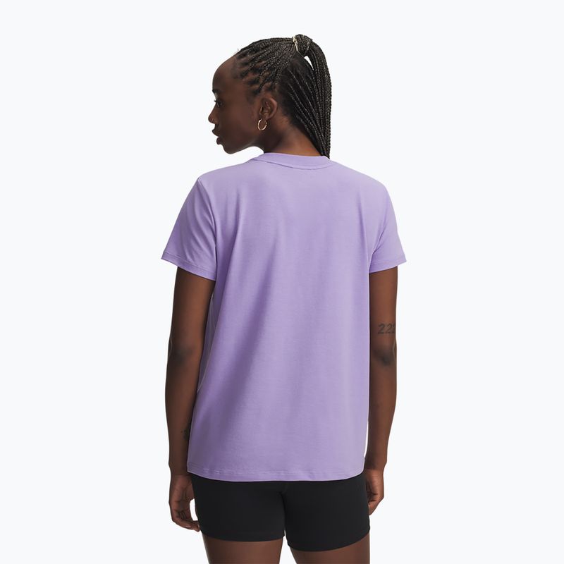 Women's T-shirt Under Armour Rival Core transparent/white 2