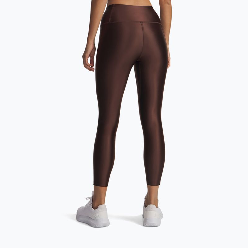 Women's training leggings Under Armour Motion Shine Ankle kona brown/black 3