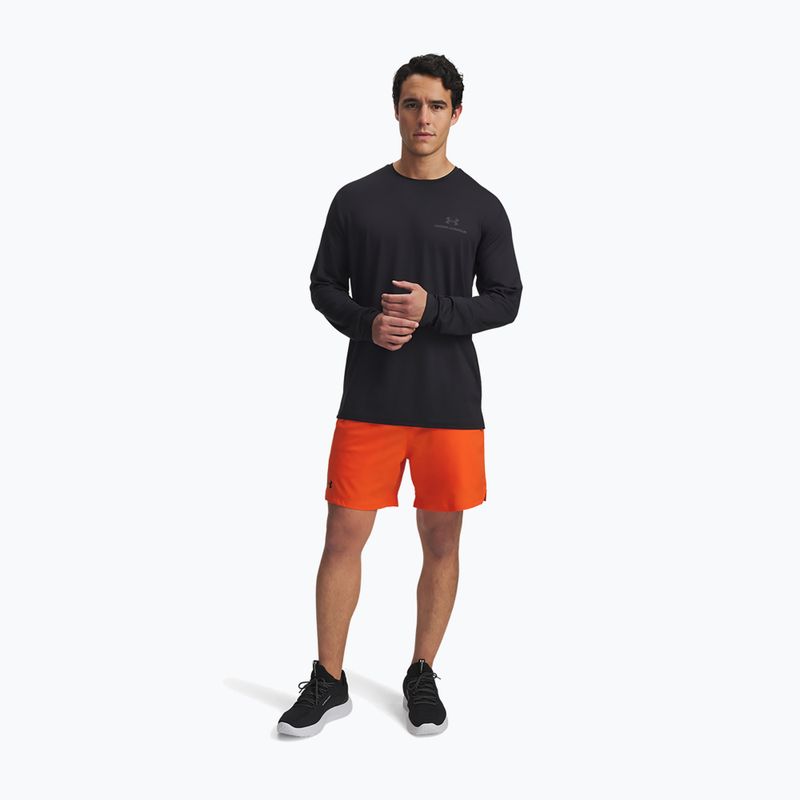 Men's training shorts Under Armour UA Vanish Woven 6in orange base/black 2