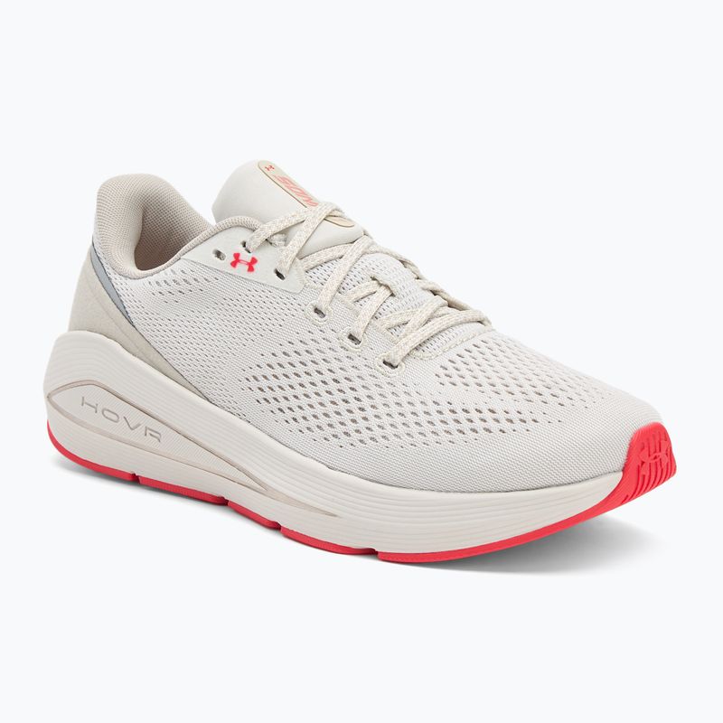 Women's running shoes Under Armour Sonic 7 summit white/khaki base/racer red