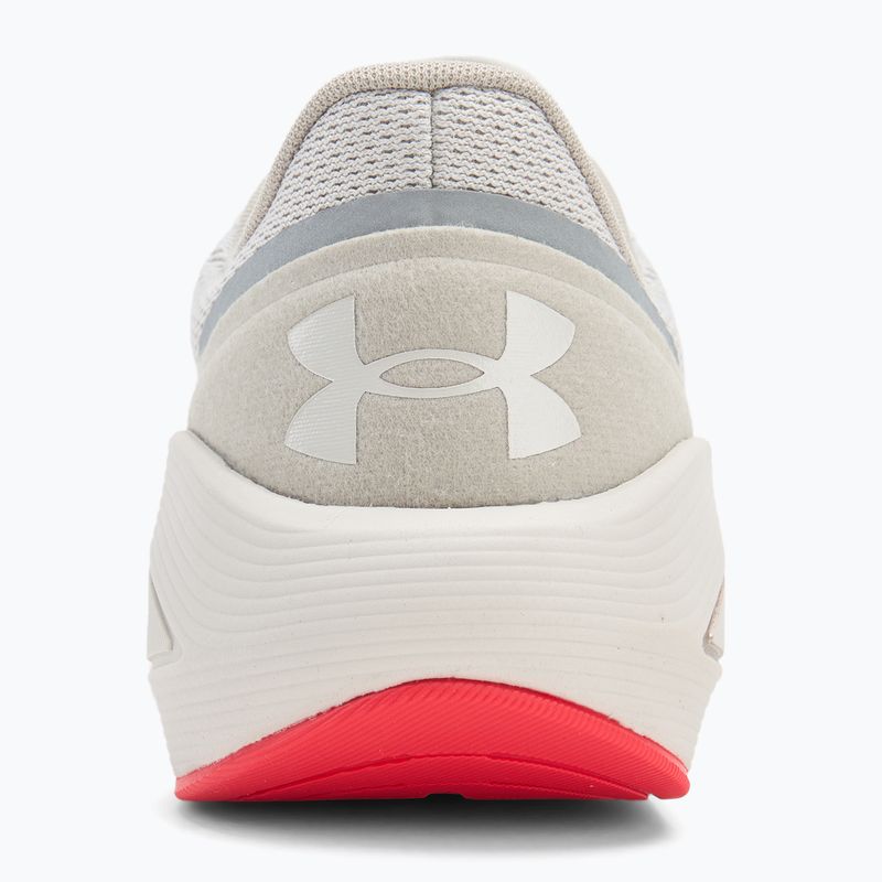 Women's running shoes Under Armour Sonic 7 summit white/khaki base/racer red 6