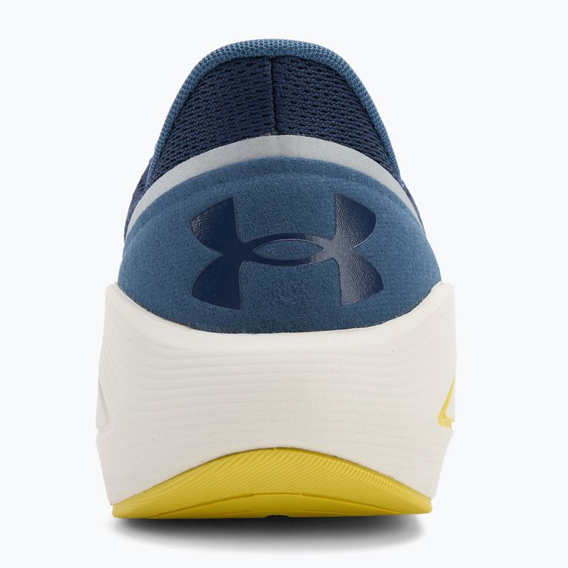 Men's running shoes Under Armour Sonic 7 washed navy/nu blue/yellow shade 6