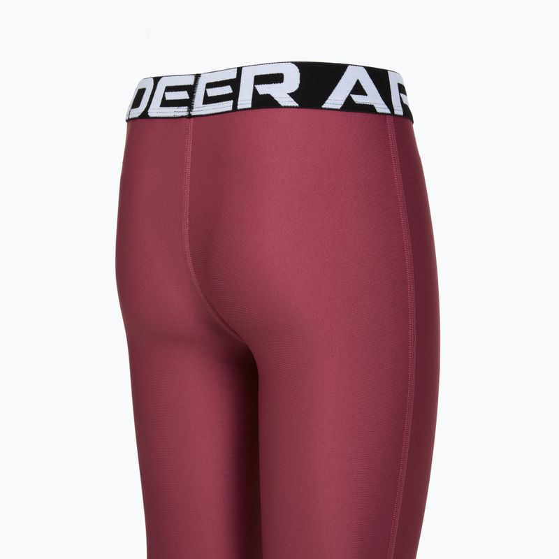Children's training leggings Under Armour HeatGear fuchsia dusk 4