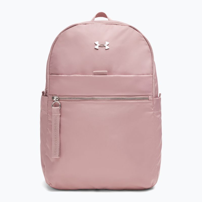 Women's backpack Under Armour Studio Campus BP tourmaline pink/metallic silver