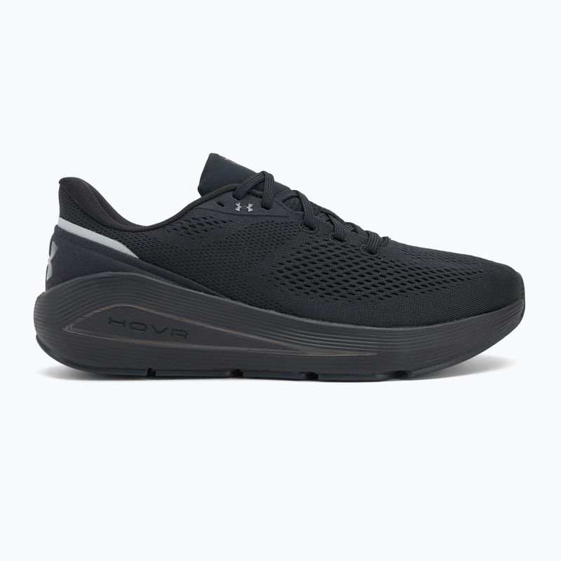 Men's running shoes Under Armour Sonic 7 black/black/anthracite 2
