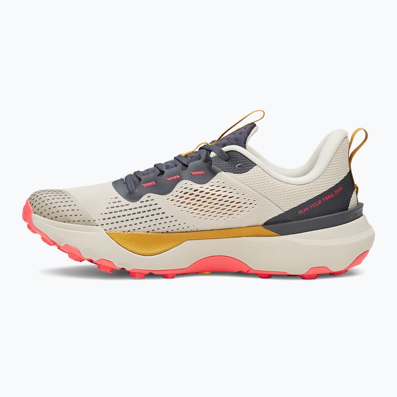 Men's running shoes Under Armour Infinite Pro Trail khaki base/anthracite/racer red 2