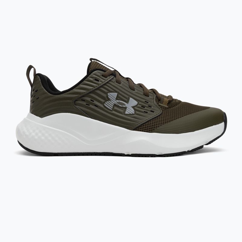 Men's training shoes Under Armour Commit 4 expedition green/halo gray/steel 2