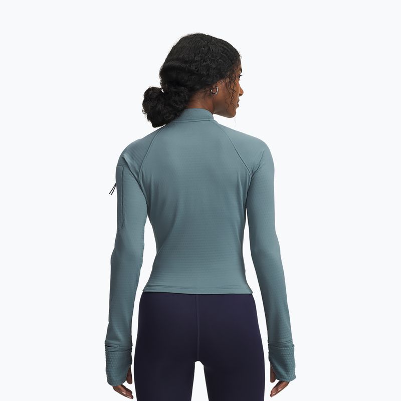 Women's running sweatshirt Under Armour Pro Half Zip jasper blue/reflective 2