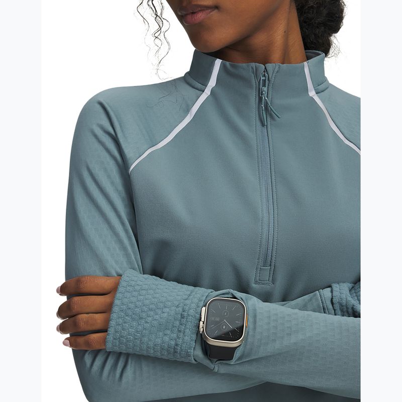 Women's running sweatshirt Under Armour Pro Half Zip jasper blue/reflective 3