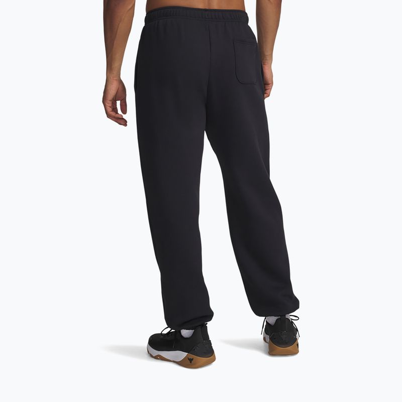 Men's training trousers Under Armour Project Rock Icon Jogger black/black 3
