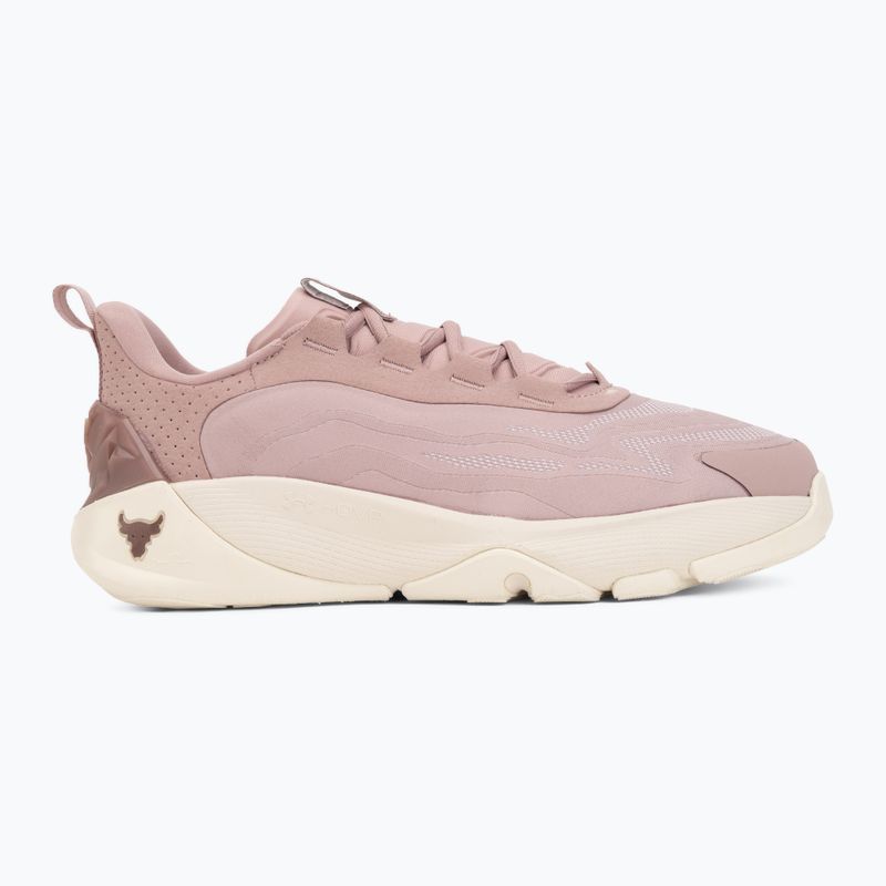 Women's training shoes Under Armour Project Rock 8 tourmaline pink/black 2