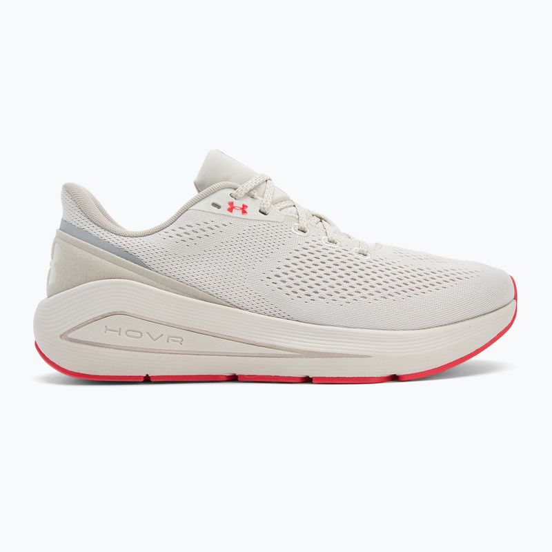 Men's running shoes Under Armour Sonic 7 summit white/khaki base/racer red 2