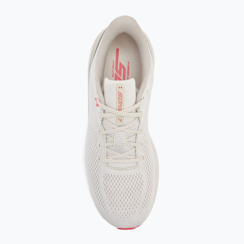 Men's running shoes Under Armour Sonic 7 summit white/khaki base/racer red 5