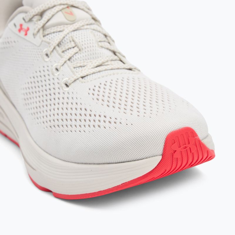 Men's running shoes Under Armour Sonic 7 summit white/khaki base/racer red 7