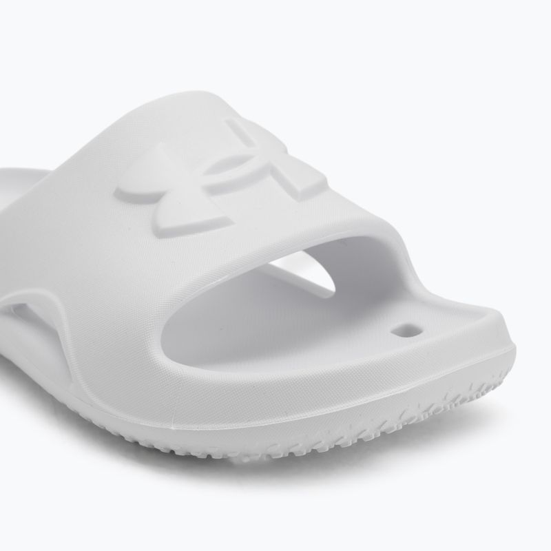 Men's slides Under Armour Locker V Slide white/white/white 7