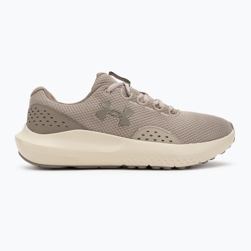 Men's running shoes Under Armour Charged Surge 4 timberwolf taupe/taupe dusk/taupe dusk 2