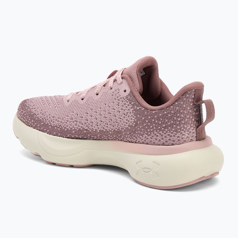 Women's running shoes Under Armour Infinite tourmaline pink/maroon mist/summit white 3