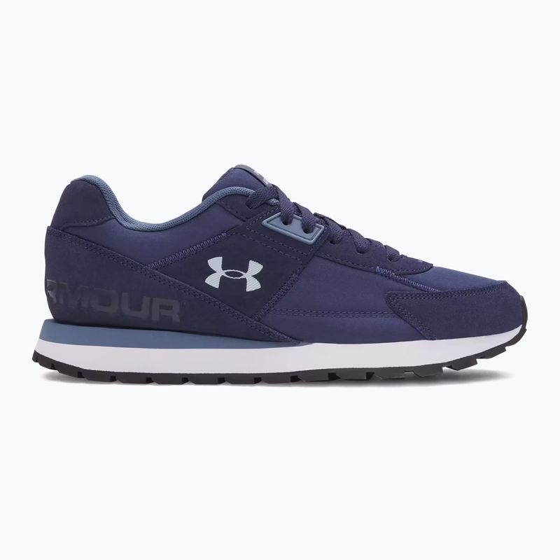 Men's training shoes Under Armour Essential Runner washed navy/nu blue/blue calm