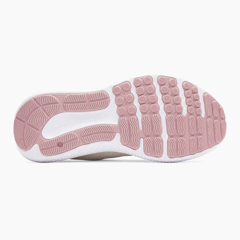 Women's running shoes Under Armour Charged Surge 4 Summit White/Tourmaline Pink/Metallic Tourmaline Pink 3
