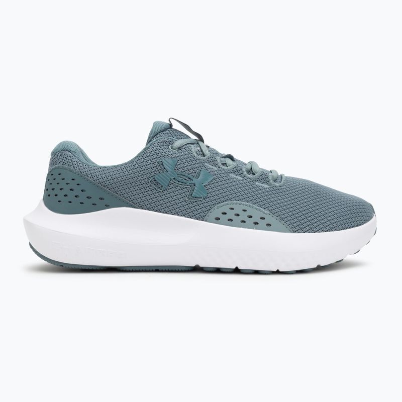 Men's running shoes Under Armour Charged Surge 4 serpentine/jasper blue/jasper blue 2