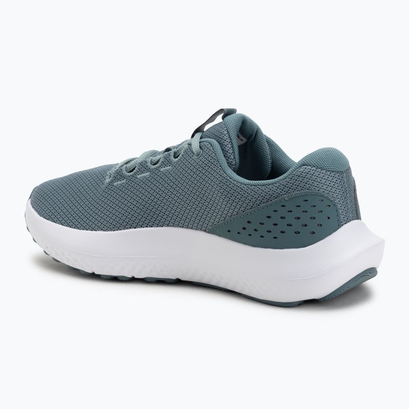 Men's running shoes Under Armour Charged Surge 4 serpentine/jasper blue/jasper blue 3