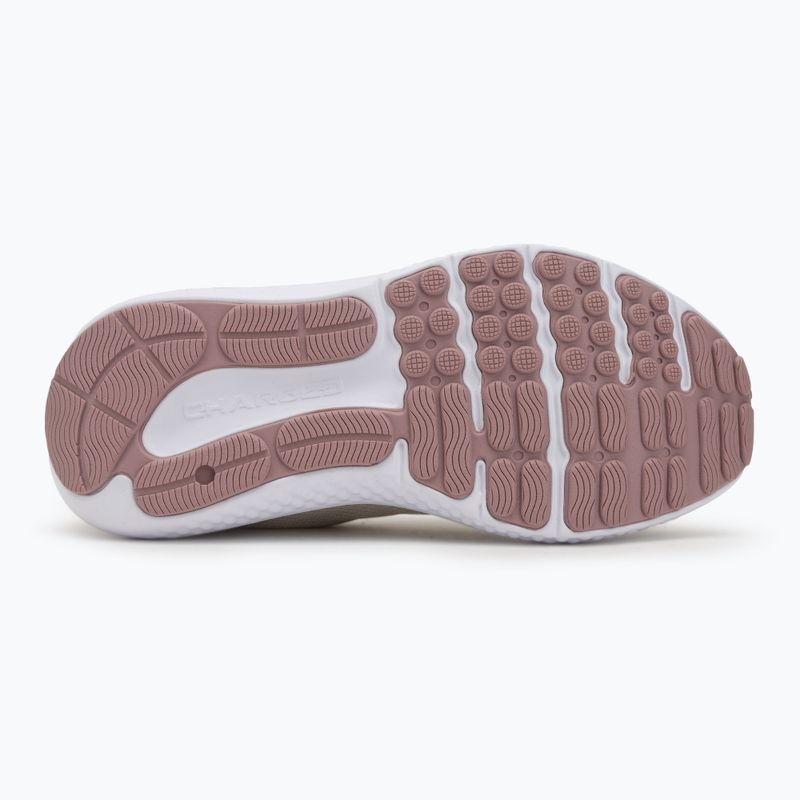 Women's running shoes Under Armour Charged Surge 4 summitwhite/touralinepink/metalltourmalinepink 4