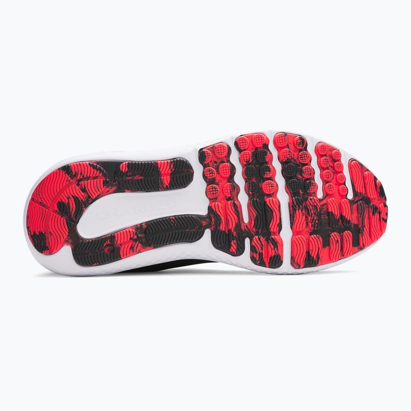Men's running shoes Under Armour Charged Surge 4 black/anthracite/racer red 3