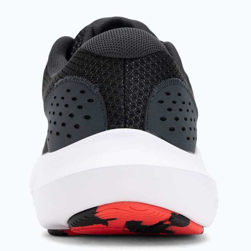 Men's running shoes Under Armour Charged Surge 4 black/anthracite/racer red 6