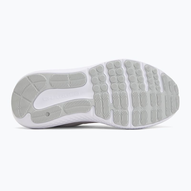 Women's running shoes Under Armour Charged Surge 4 halo gray/metallic silver/metallic silver 4