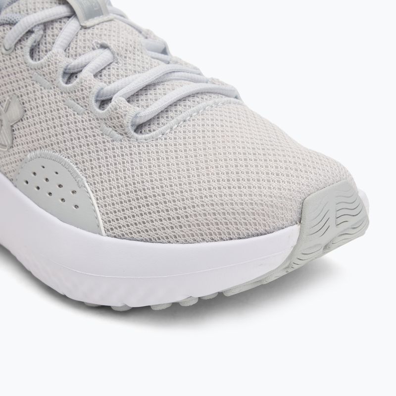 Women's running shoes Under Armour Charged Surge 4 halo gray/metallic silver/metallic silver 7