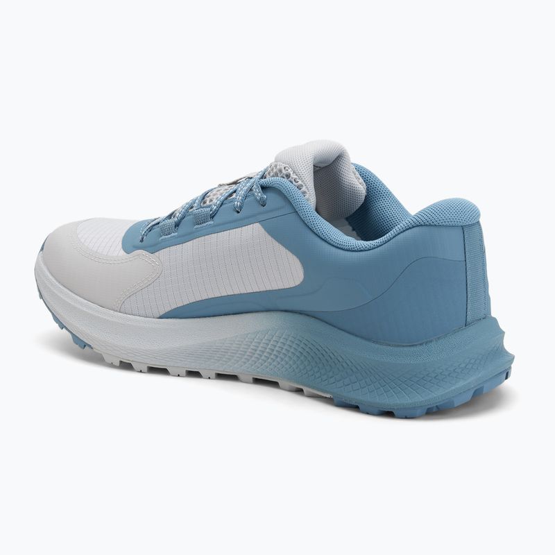 Women's running shoes Under Armour Charged Bandit Trail 3 halo gray/blue smoke/nimbus blue 3