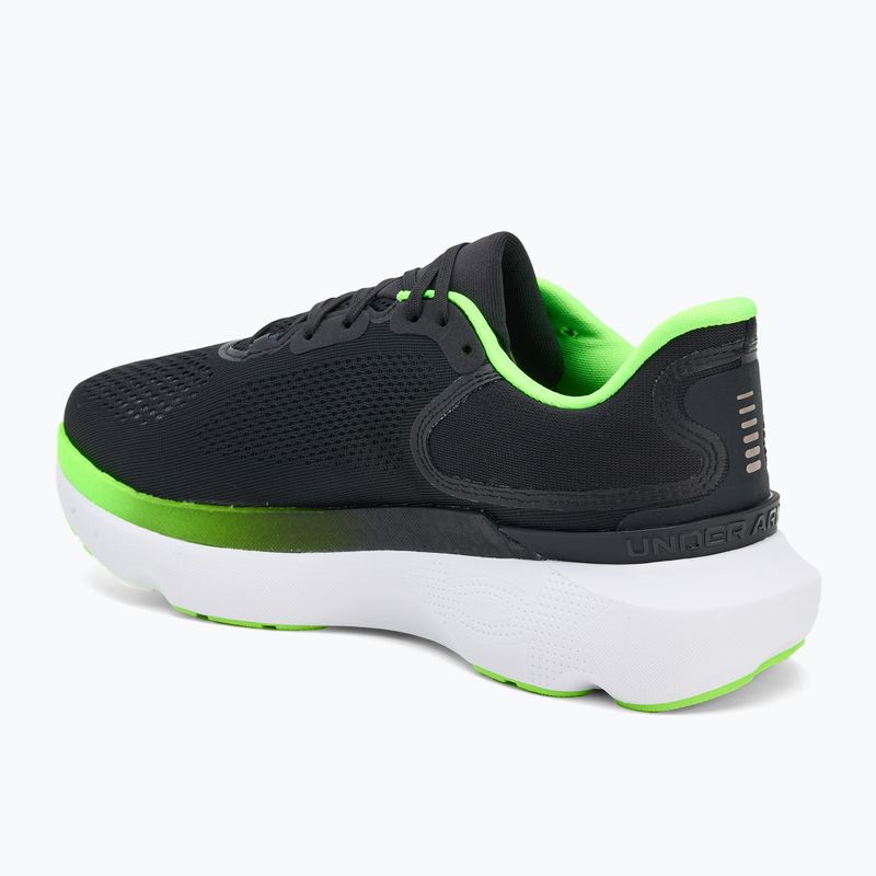 Men's running shoes Under Armour Innfinite Pro 2 black/hyper green/hyper green 3