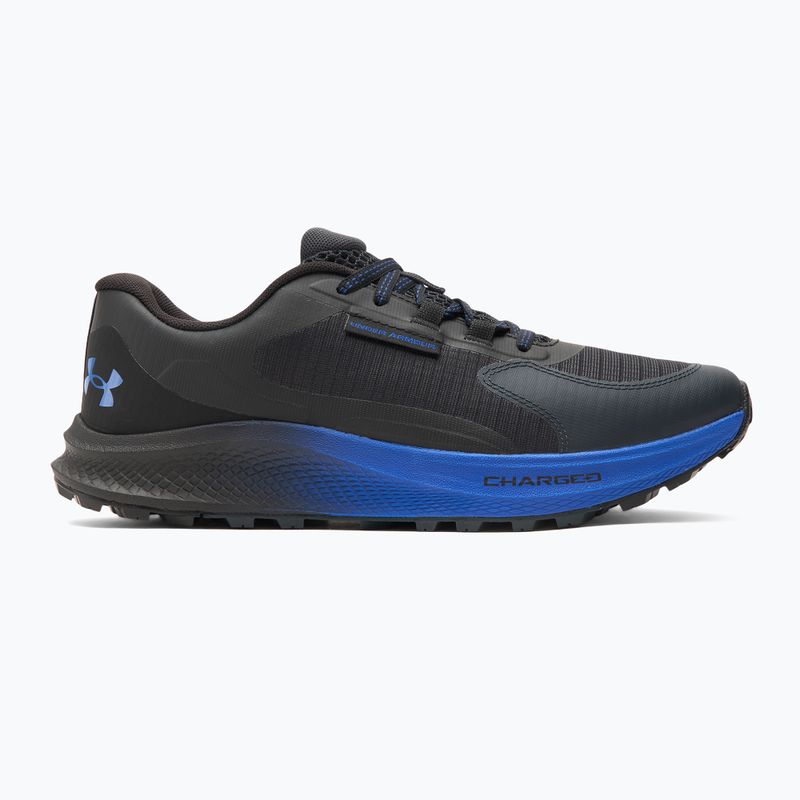 Men's running shoes Under Armour Charged Bandit Trail 3 anthracite/black/royal 2