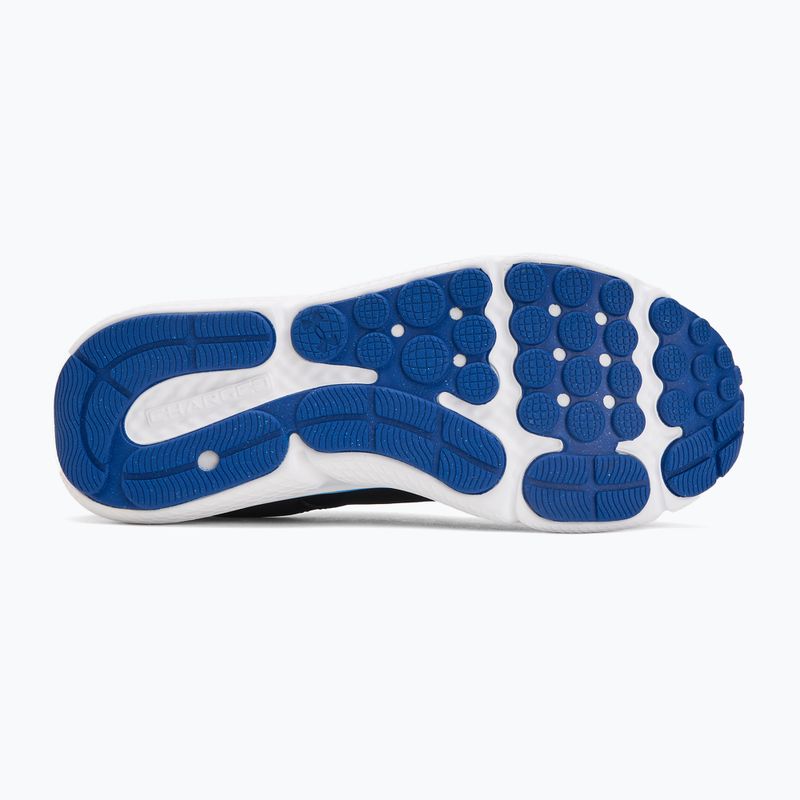 Men's running shoes Under Armour Charged Assert 10 black/royal/white 4